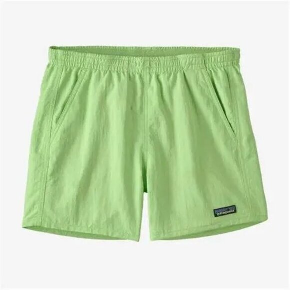 NWT Patagonia W's Baggies Shorts 5"- Salamander Green - Picture 2 of 2